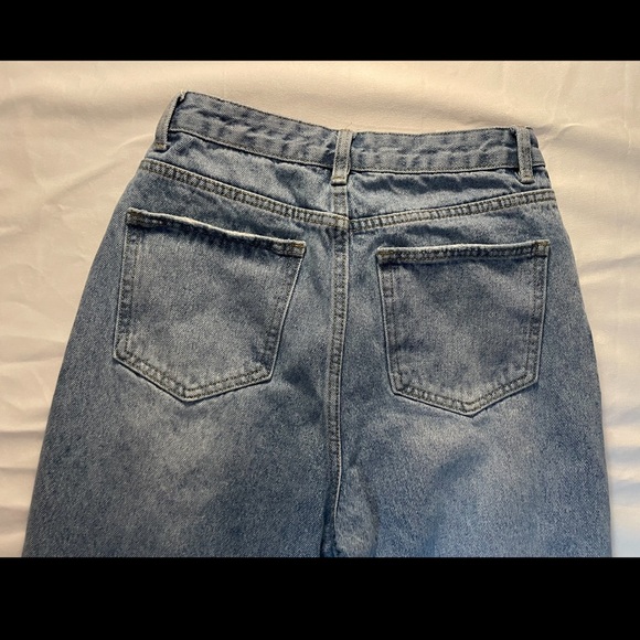 Ripped Washed Straight Leg Jeans - Picture 5 of 5